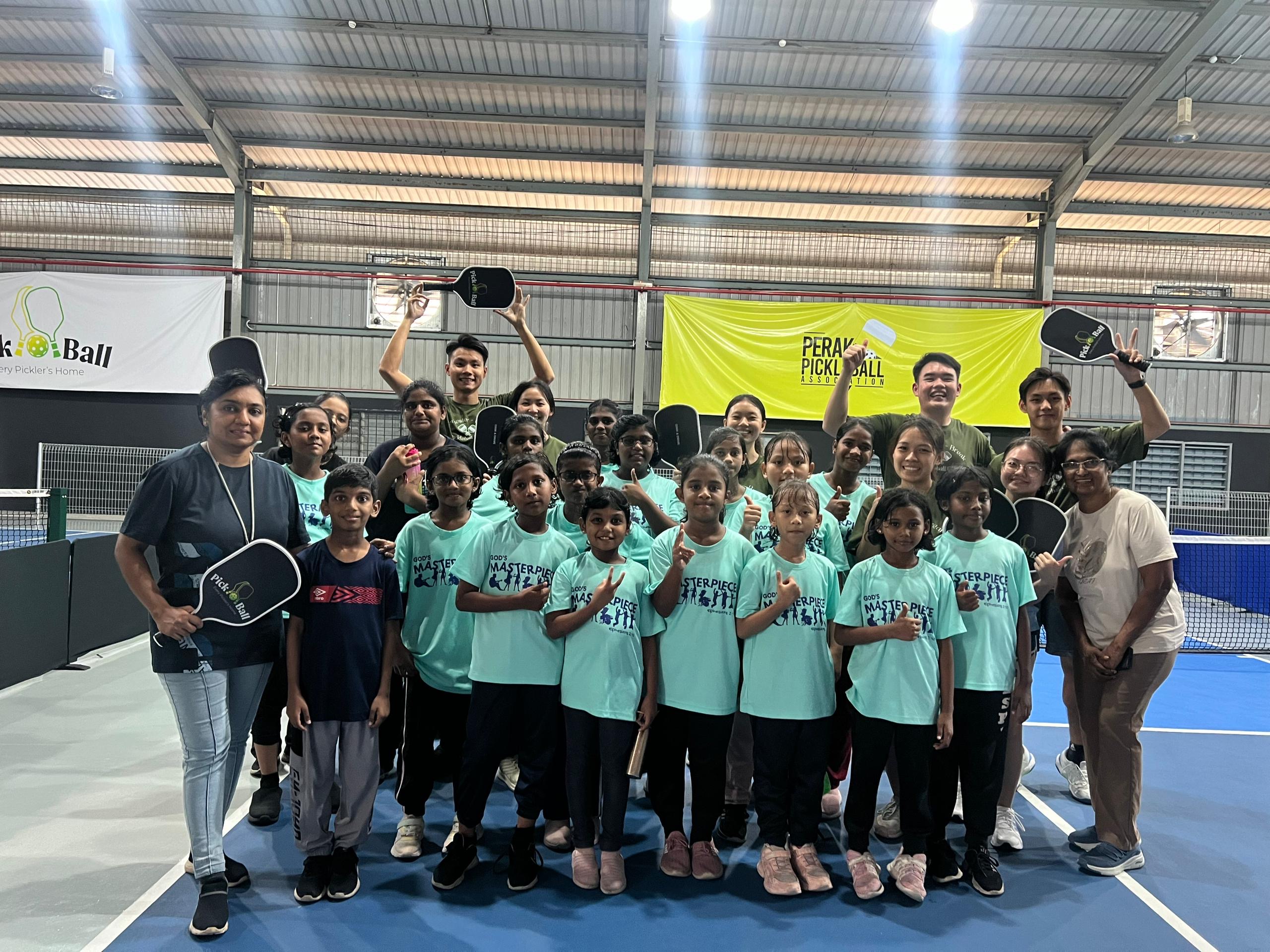 Pickleball Clinic at Rainbow Home Orphanage