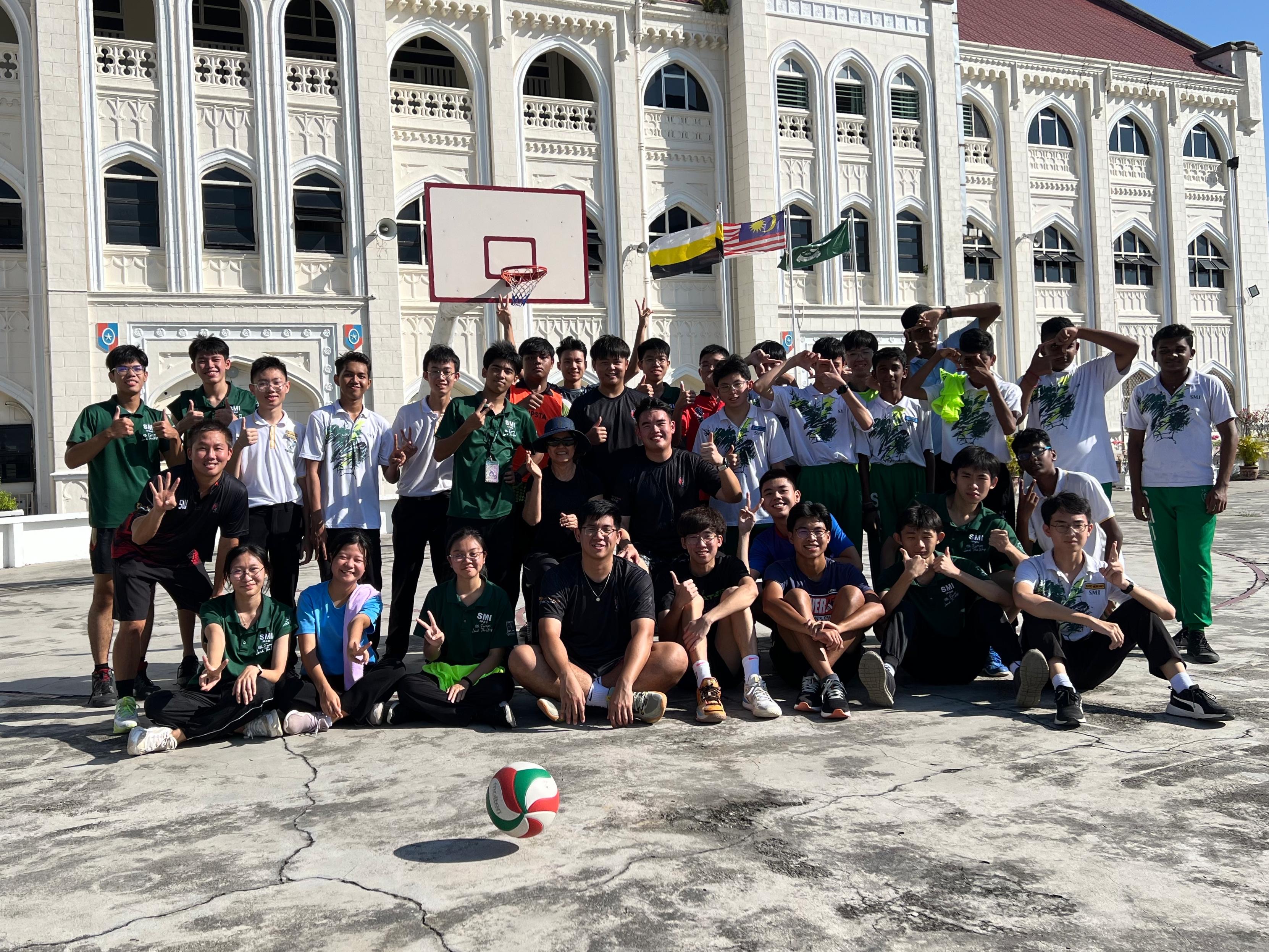 Captainball Clinic at St. Michael School