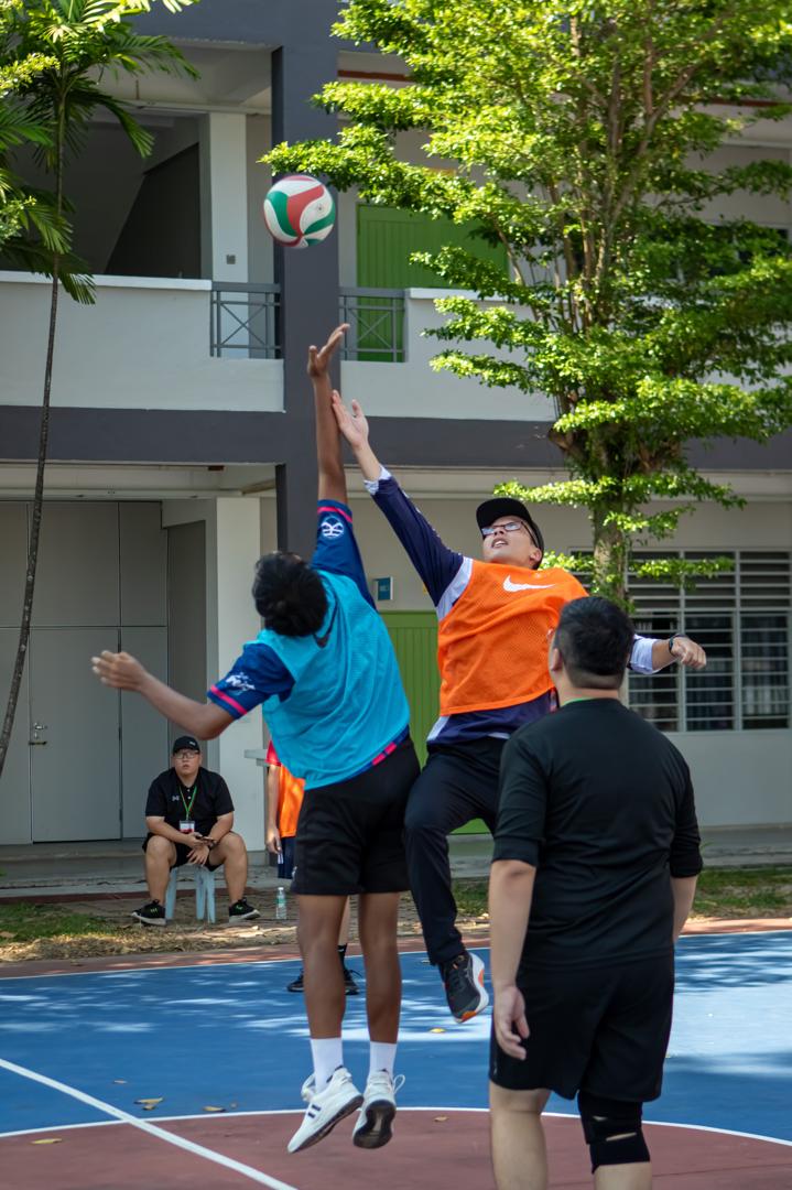 Outdoor match in progress
